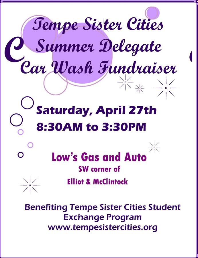 TSC Student Delegate Car Wash Fundraiser