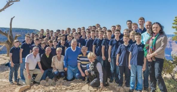 Domspatzen German Boys Choir Visits Grand Canyon 2014